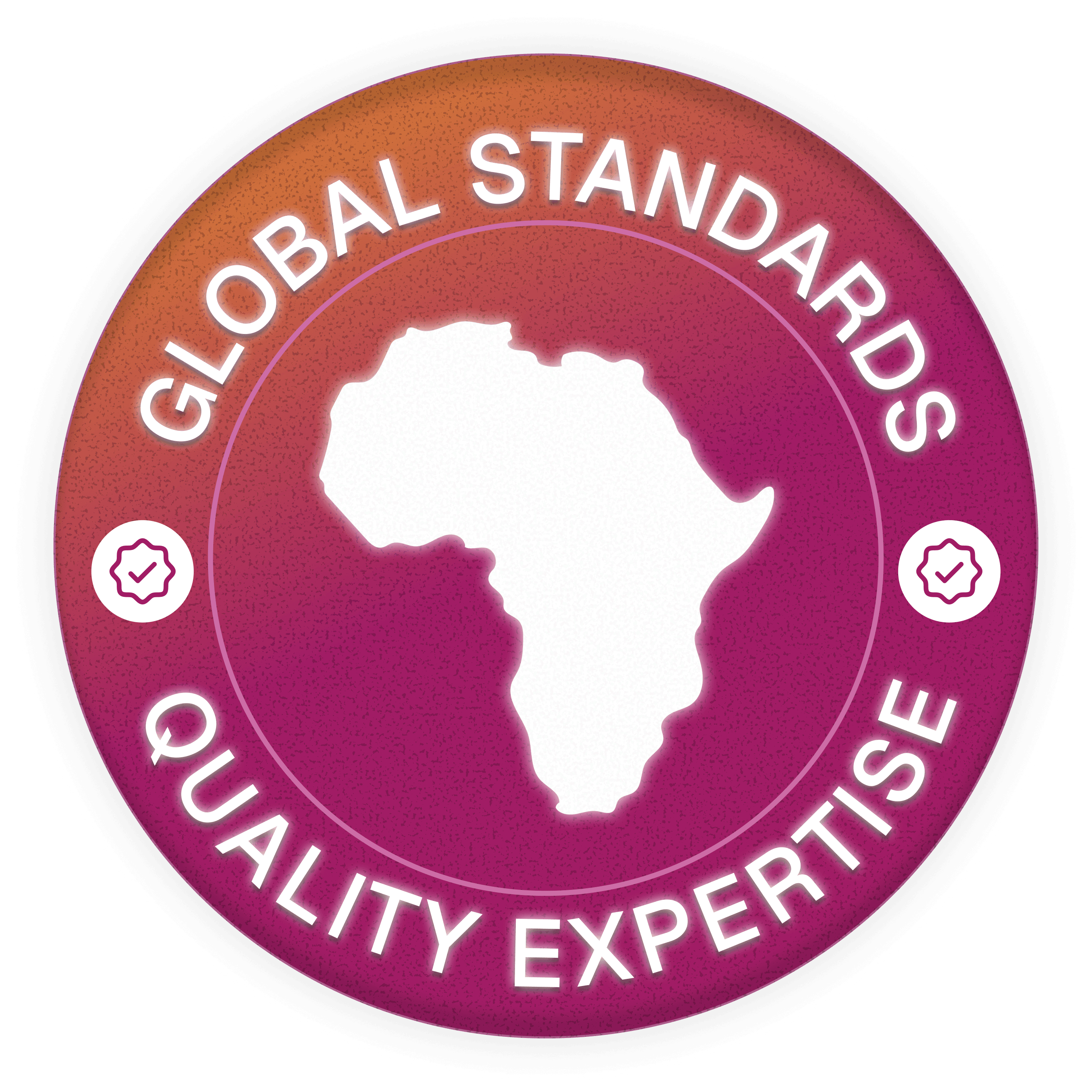 Global Standards Badge indicating Secure, Compliant, and Dedicated Support
