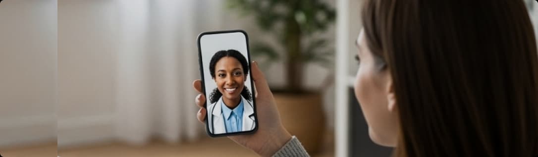 Feature illustration for 24/7 Telehealth Consultations